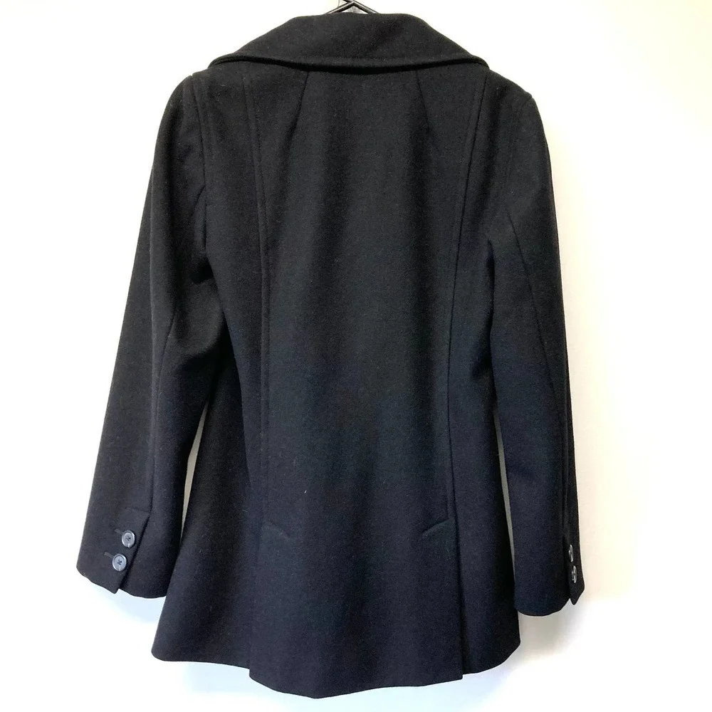 j. crew factory wool double breasted pea coat - Picture 2 of 8